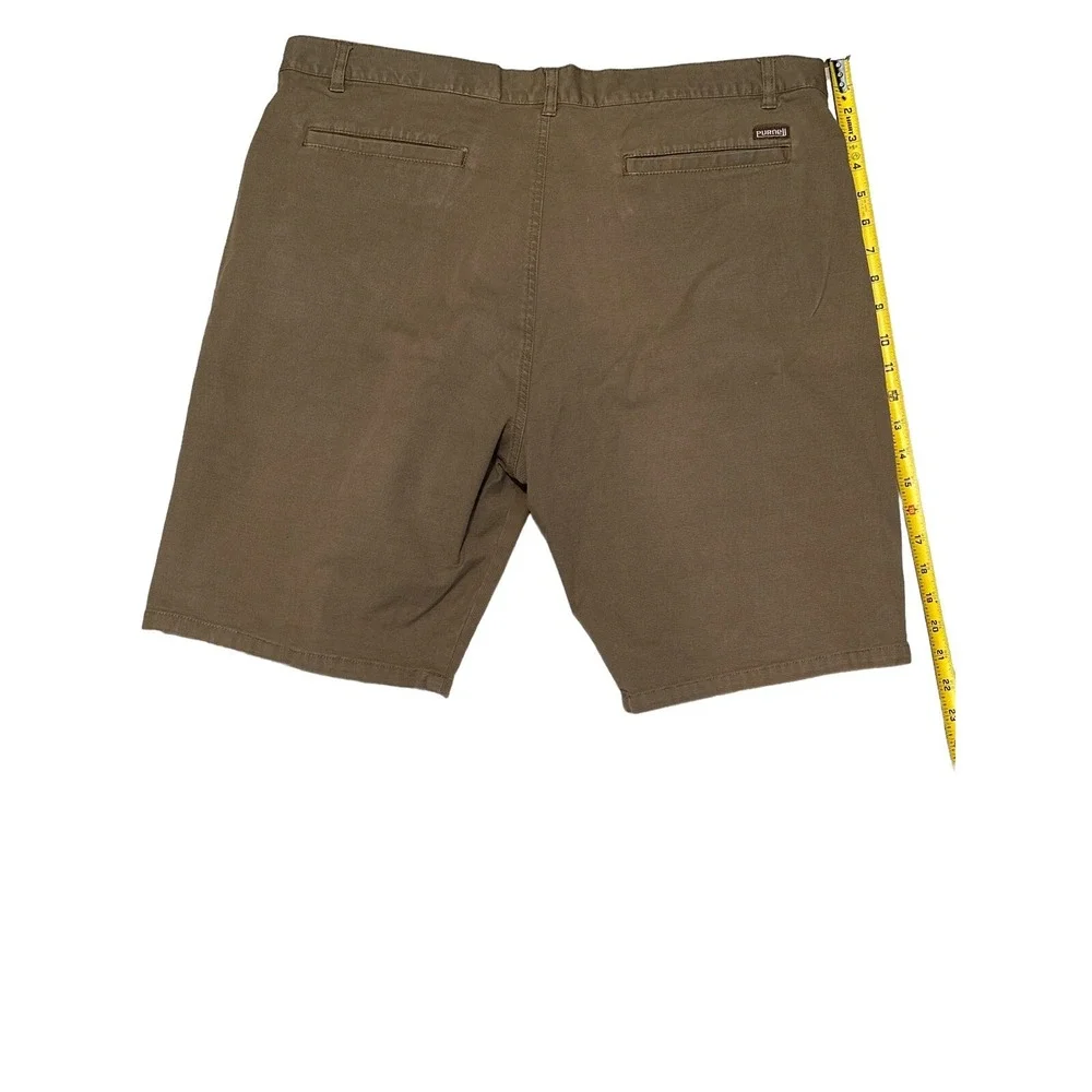 Purnell Mens Khaki Shorts Size 38 98% Cotton 2%Elastane RN #138985